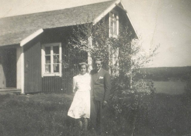 Gun Lfdahl och Holger Sderlind
Midsommarafton 1940